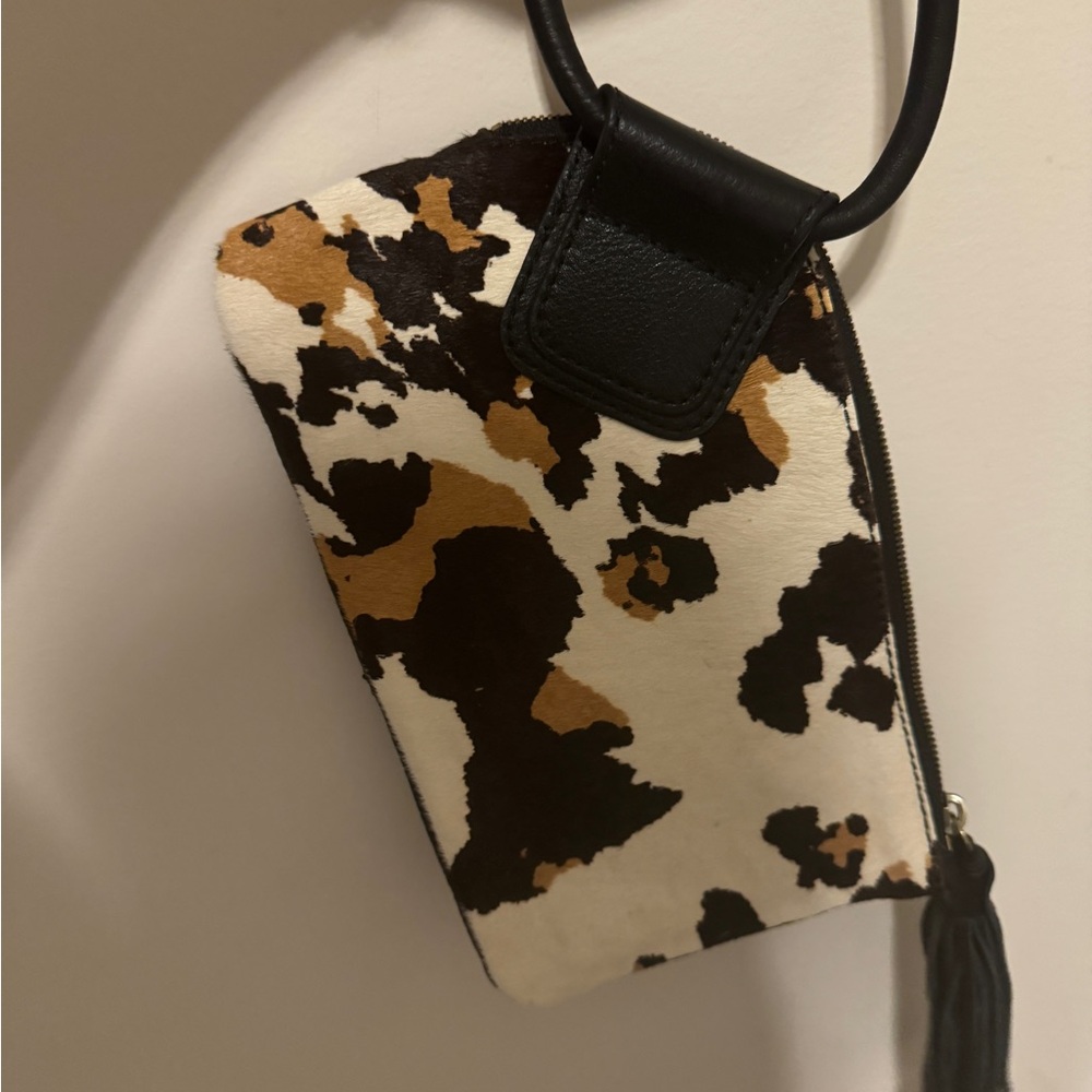 Cowhide Wristlet Hobo